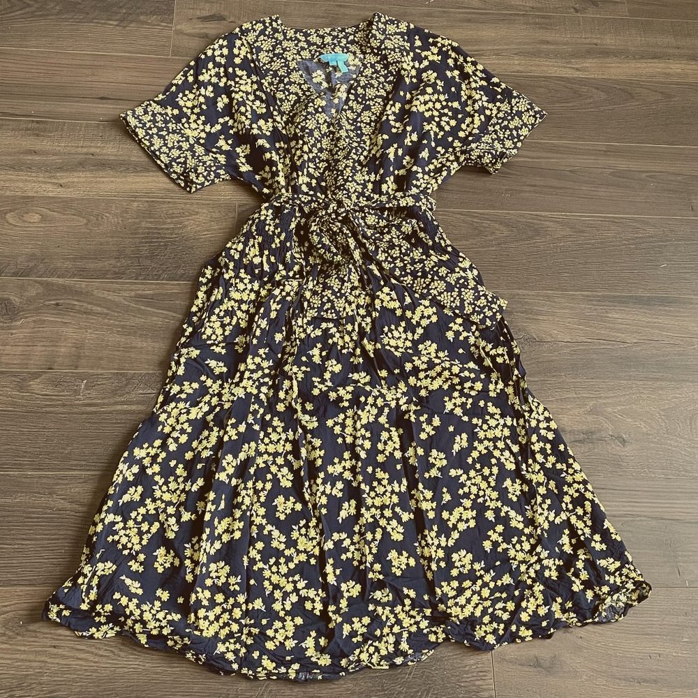 Miranda Wrap Dress in Cherry Blossom